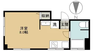 文化ビル【4階】の間取り