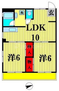 大勘ビル【2階】の間取り