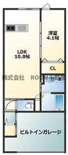 CASTELLO D【1階】の間取り