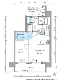 パークアクシス新大橋【3階】の間取り