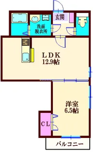 シャザーンYN【1階】の間取り