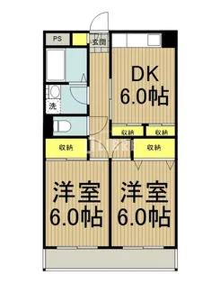 アムールオオカサ【1階】の間取り
