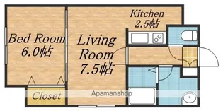 ラポート二十四軒【4階】の間取り