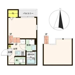 マルシエール黒松【2階】の間取り