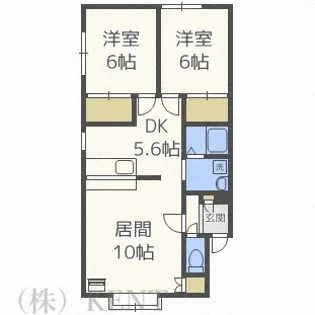 キャッスル【3階】の間取り