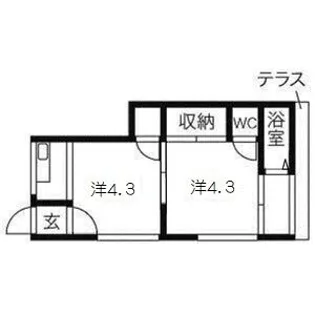 梅元町文化【1階】の間取り