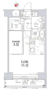 Log浅草【10階】の間取り