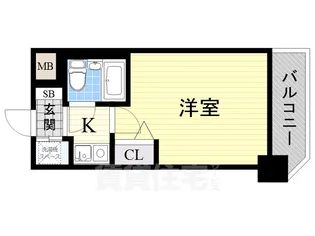 エスリード北大阪【3階】の間取り