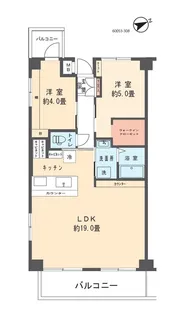 メゾンピア3【3階】の間取り