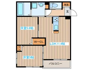 アークヴィレッジ名取駅前【3階】の間取り