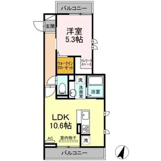 ステラ美光【2階】の間取り