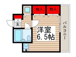 ウィステリアビル津田沼【5階】の間取り