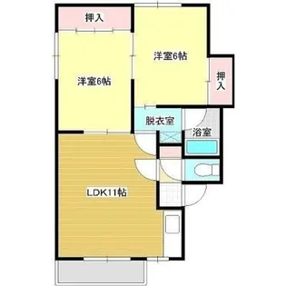 ゼフィール【2階】の間取り