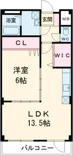 あさひレジデンス三番館【6階】の間取り