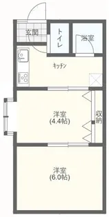 ハイツリブ【1階】の間取り