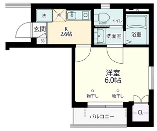 エクセリア・シオン【2階】の間取り