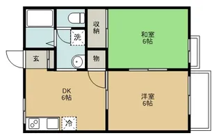 クレインハウス【2階】の間取り