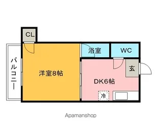 センチュリー梅満II【2階】の間取り