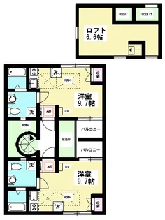 SAGINUMA COURT【2階】の間取り
