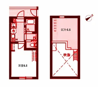 フルール鶴ヶ峰【2階】の間取り