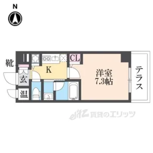 ラフォルテ南塚口【3階】の間取り