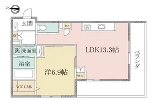 (シニア限定)ヘーベルヴィレッジ湘南台III~シュテルン湘南~【2階】の間取り