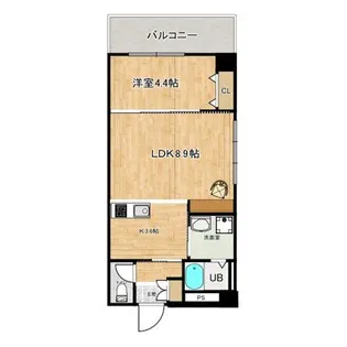 GK.Bld【3階】の間取り