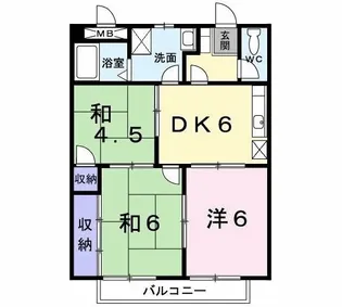 アミ・デ・コアV【2階】の間取り