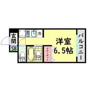エルテルン壱番館【4階】の間取り