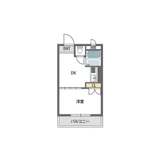 アベノ池田マンション【6階】の間取り