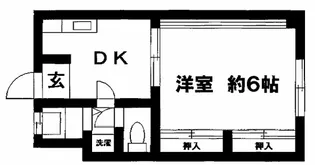 ル・ポール十二所前【3階】の間取り