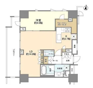ブランズ代々木【2階】の間取り