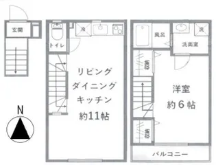 サザンクロス板橋の間取り