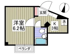 ベルメゾン 新座【2階】の間取り