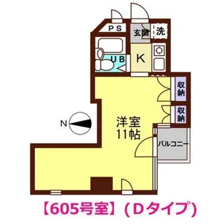 グランドパレス大手町【6階】の間取り
