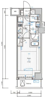 SYFORME FUDOMAE【4階】の間取り