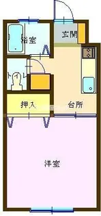 サンライズフジ II【1階】の間取り