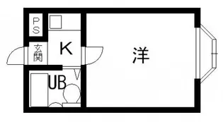 ロイヤル柏原【1階】の間取り