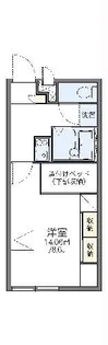 レオパレス原町中II【1階】の間取り