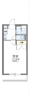レオパレス深田【3階】の間取り