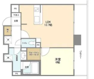 グランテール代々木【7階】の間取り