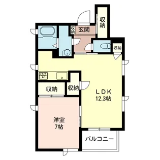 ルーナ星【3階】の間取り
