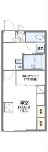 レオパレス永遠【1階】の間取り