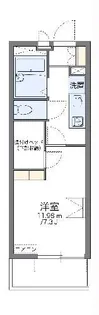 レオパレス和【1階】の間取り