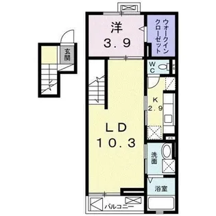 ベラ カーサ K【4階】の間取り