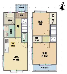 グランアルブルメゾンの間取り