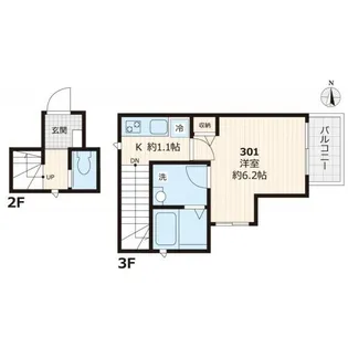 メゾンSK【3階】の間取り