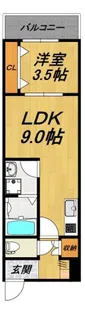 LE COCON 犬山【当社オーナー物件】【2階】の間取り