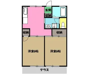 アネックス峯尾【1階】の間取り