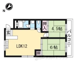瀬田サンプラザマンション【1階】の間取り